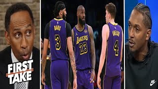 FIRST TAKE Magic Moments or Lakers Legends LeBron amp AD Lead the Charge Lakers Eye NBA Cup Glory [upl. by Darnoc]