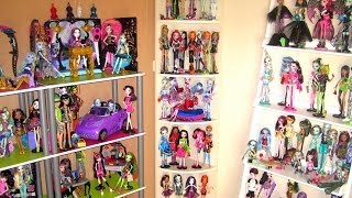 Monster High ♥ COLLECTION UPDATE SAMMLUNG ♥ 45 OVER 200 DOLLS by MonsterHighDM [upl. by Egiarc]