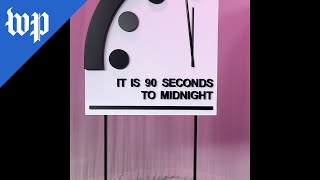 Doomsday Clock ticks closest to midnight since creation [upl. by Ursula]