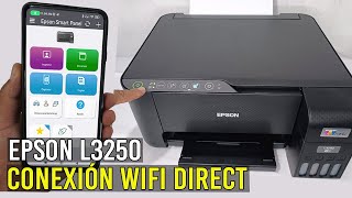 Cómo IMPRIMIR desde el Celular o Laptop por WIFI DIRECTEpson L3250Paso a Paso [upl. by Nnaitak]