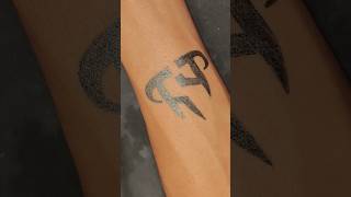 VERY EASY TATTOO BY PEN ideatattoo tattooideas art tattooartist art shorts [upl. by Eldredge]