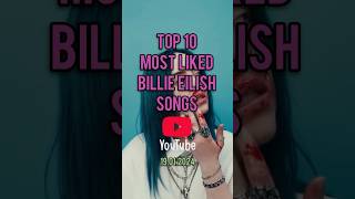 Top 10 Billie Eilishs Most Liked Songs billieeilish [upl. by Annohsed]