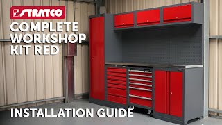 Stratco Complete Workshop Kit Red  Installation Guide [upl. by Ztnahc]