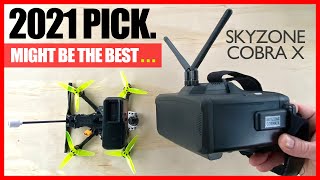 Best Beginner Fpv Goggles for 2021  SKYZONE COBRA X  REVIEW amp RESULTS 🏆 [upl. by Watters]