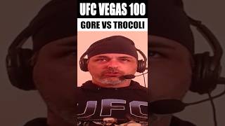 Tresean Gore vs Antonio Trocoli REACTION UFC [upl. by Eyllek]