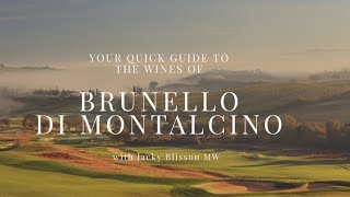 Your Quick Guide to Brunello di Montalcino Wines [upl. by Lali]