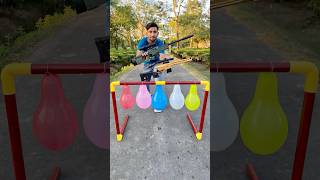 Three Big and Small Toys Gun and 5 Balloons🎈🔥🔫Shoot Testing [upl. by Sivahc]