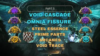 Ash Prime Omnia Fissure Void Cascade Level Cap 9999 Part 5 [upl. by Cleopatre]