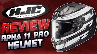 HJC RPHA 11 PRO Helmet Review from Sportbiketrackgearcom [upl. by Liggitt]