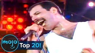 Top 20 Greatest Queen Songs of All Time [upl. by Nonahs702]