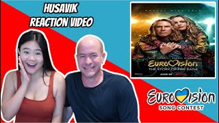 Husavik Song Reaction  Eurovision Song Contest  The Story of Fire Saga [upl. by Beghtol]