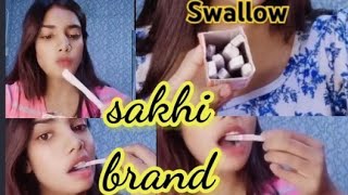 slate pencil eating slate pencil crunch jaya pandey full swallow video [upl. by Llerrac610]