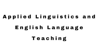 FSE RABAT 2021  Applied linguistics amp English Language Teaching modules  Master Program 2021 [upl. by Ahsimal]