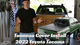 Installing a Tonneau Cover on a 20162023 Toyota Tacoma Worksport Product Review [upl. by Foushee]