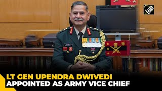 Lt Gen Upendra Dwivedi takes over as new Army Vice Chief [upl. by Ykroc932]