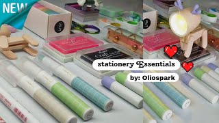 Unboxing another package from Oliospark💕  Unboxing stationery items ftoliospark  Part 2 [upl. by Lello]