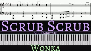 Scrub Scrub  Wonka  Piano cover by Pianotato [upl. by Asital]