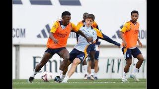 Real Madrid Training 19 Sep Team Starts Preparation for Espanyol Game  Alaba Cama amp Brahim AWAY [upl. by Elisee]