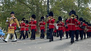 The Band of The Grenadier Guards  Accession Day Gun Salute Hyde Park 2023 [upl. by Janeczka]