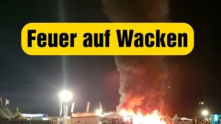 Wacken 2024 autobrennt komplett aus auf Festival wacken2024 Festival rock [upl. by Drape362]