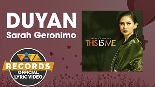 Duyan  Sarah Geronimo Official Lyric Video [upl. by Adnopoz500]