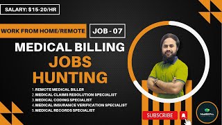 Job  07 Work From HomeRemote Medical Billing Specialist  For USA Pak amp India  Salary 1520Hr [upl. by Gnaht772]