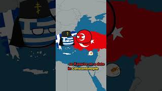 Istanbul Not Constantinople fyp fypシ countryballs edit shorts türkiye greece history [upl. by Aidnac161]