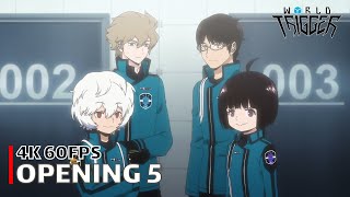 World Trigger  Opening 5 【Time Factor】 4K 60FPS Creditless  CC [upl. by Hachmin]