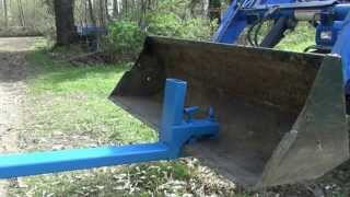 DIY Tractor Bucket Forks [upl. by Adaiha842]