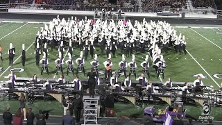 Western Carolina University WCU Marching Band Evening Halftime show at Enka High School 93023 [upl. by Nosirb]