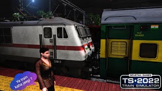 MUMBAI GARIBRATH EXPRESS NIGHT JOURNEY  WCR Train Simulator 2022 [upl. by Eiramanad]