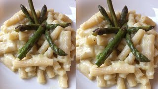 PASTA CON CREMA DI ASPARAGI E FORMAGGI  CREMOSA E FILANTE [upl. by Matejka]