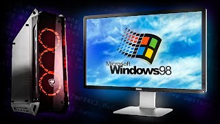 Can Windows 98 Run on a New Modern PC 2024 [upl. by Silda]