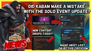 Did Kabam Drop The Ball With This Solo Event Update  New Content Drops Today  Arena Results MCN [upl. by Intosh289]