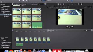 How to iMovie 10 Overdub Audio in project [upl. by Seth465]