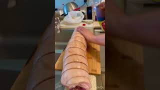 home made Lechon pork belly crispy [upl. by Nairbal672]