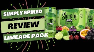 Simply Spiked Limeade  Hard Seltzer Review  Best Hard Seltzer  Best flavors yet [upl. by Lindgren]