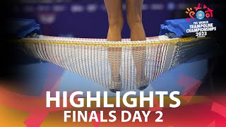 Finals Day 2  2023 Trampoline Gymnastics World Championships Birmingham GBR [upl. by Idham]