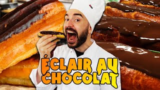 Eclairs au chocolat  Foudroyé de plaisir  cest succulent [upl. by Assirol]