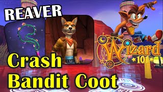 Wizard101  Crash The Bandit Coot Guide Reaver Amulet [upl. by Teirtza]