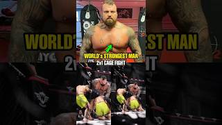 World’s Strongest MAN in MMA CAGE FIGHT  Eddie Hall 2v1 FIGHT [upl. by Nnaerb]