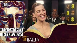 Rosamund Pike  2024 BAFTAs Red Carpet Interview [upl. by Attenwad788]