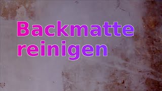 Der Trick wie Du Deine Silikon Backmatte  Backfolie reinigen sauber bekommst [upl. by Lavona]