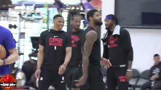 Kawhi Leonard Russell Westbrook Paul George Robert Covington At Clippers Practice HoopJab NBA [upl. by Aldred]