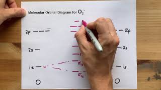 Molecular Orbital MO Diagram for O2 [upl. by Ruamaj]