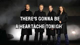 Eagles The Heartache Tonight Karaoke karaoke version  Visite o site wwwtvkaraokecombr [upl. by Luis78]