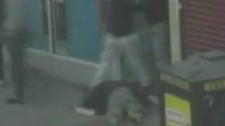 RIOTS CCTV Youths step over injured pensioner to rob store [upl. by Seiden]