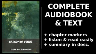 Carson of Venus 💙 By Edgar Rice Burroughs FULL Audiobook [upl. by Rashida]