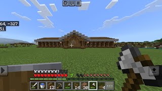 making my trading hall in my survival Minecraft world 🌍 [upl. by Huebner]