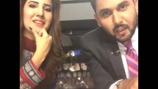 absa komal and Abdullah geo news anchor live facebook [upl. by Rai243]